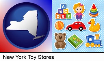 a variety of toys in New York, NY